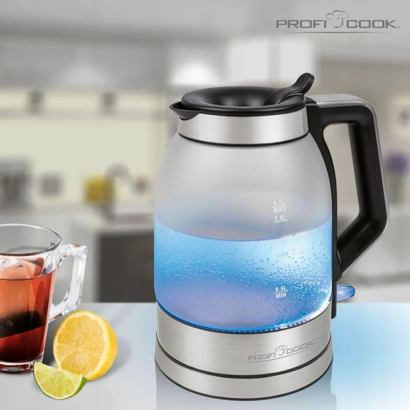 Електрочайник ProfiCook PC-WKS 1215 G :стильний і зручний  для щоденного використання